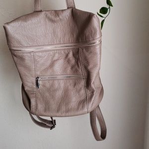 Colab Leather Backpack Purse